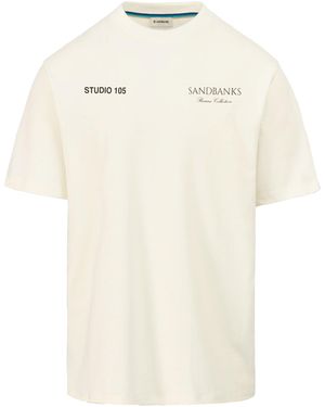 Sandbanks Riveria T-Shirt Natural - White