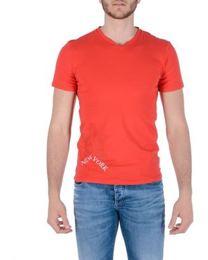 Andrew Charles by Andy Hilfiger T-Shirt Kenan S6 Cotton - Red