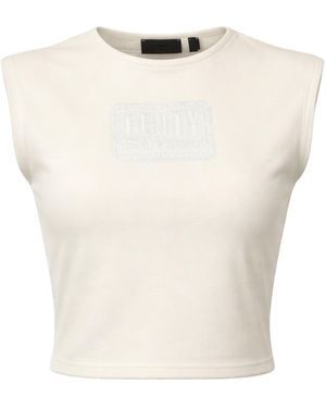 PUMA X Rihanna Fenty Vanilla Crop Top - White