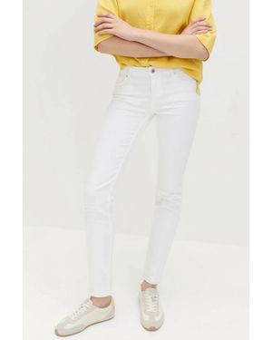 Secret Label Lily Slim Leg Jeans - White