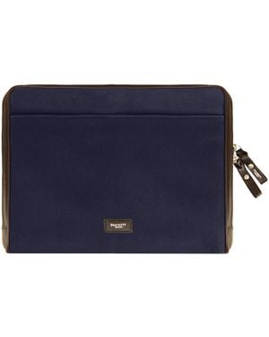 Hackett London Rc Document Case Cotton - Blue