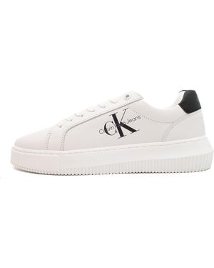 Calvin Klein Ck Chunky Cupsole Mono Trainers - White