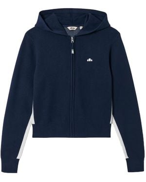 Ellesse Laneisa Gebreide Full Zip Hoodie (Marine) - Blauw
