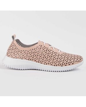 Purapiel Oxford Shoe Reyza Leather - Pink