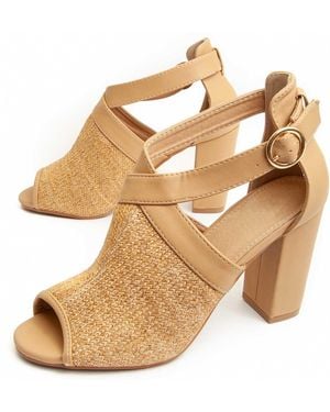 Montevita Heel Sandal Avara - Natural