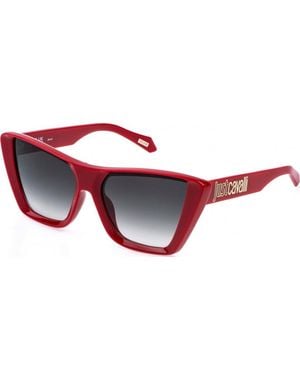 Just Cavalli Sjc146 58 06Xx Sunglasses - Red