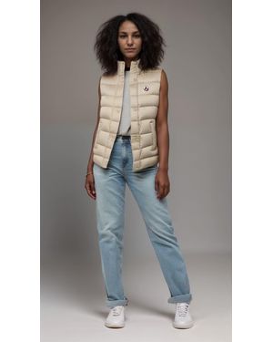 J.O.T.T Valentine High Neck Down Gilet - Natural