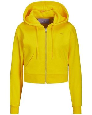 JJXX Zip Hood Noos Sweat Jacket - Yellow