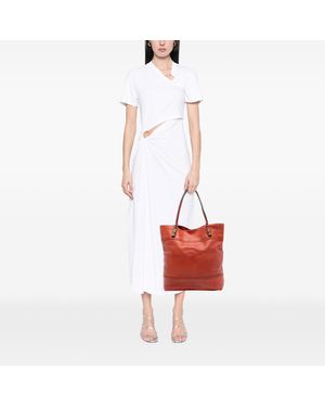 Gucci Pre-Owned Large Leather Laidback Crafty Tote - Red