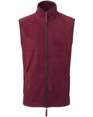 PREMIER Artisan Fleece Gilet - Purple