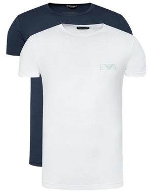 EA7 Emporio Armani T-shirt Ea Luxe - Blauw