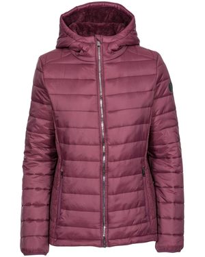 Trespass Ladies Valerie Padded Jacket (Fig) - Purple