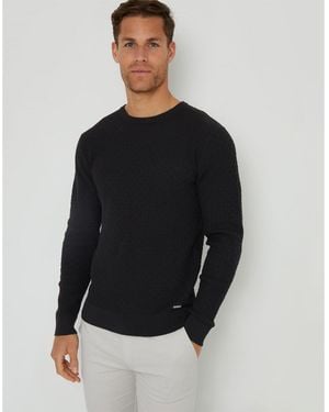 Threadbare Staleyhall Crew - Black