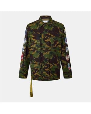Off-White c/o Virgil Abloh Off- Technical Weather-Resistant Field Jacket - Green