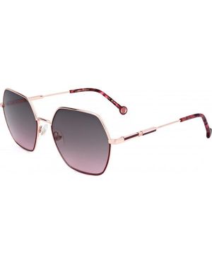 Carolina Herrera Her0183 S 55 Noa Sunglasses - Metallic