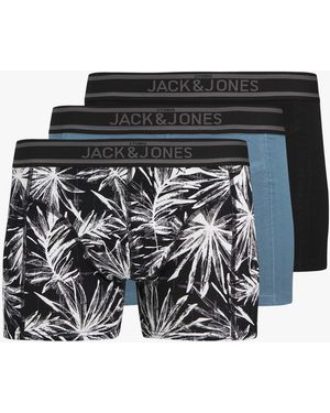 Jack & Jones Jacrichard 3 Pack Trunks Cotton - Black