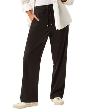 Roman Petite Corduroy Drawstring Trouser - Black