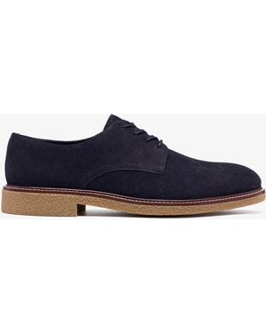 Clarks Chelwood Lace Suede Shoes - Blue