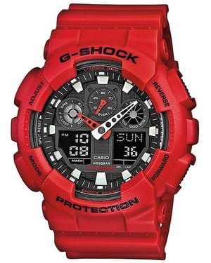G-Shock G-Shock Watch Ga-100B-4Aer - Red