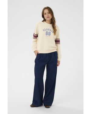 Saint Tropez Sweatshirt Abahsz Sweatshirt Regular Fit - Blauw