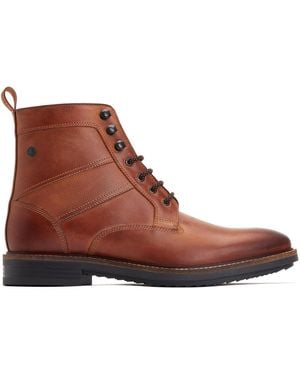Base London Dickson Leather Boots - Brown