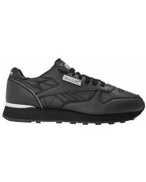 Mallet Klassieke Leren Trainers - Zwart