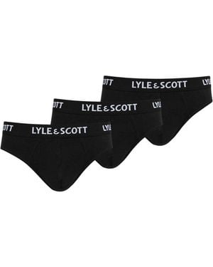 Lyle & Scott Briefs (Pack Of 3) - Black