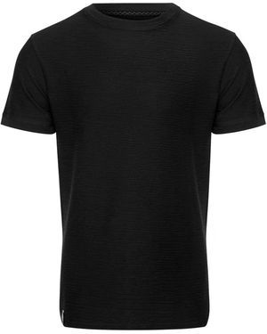 Threadbare Falkland Regular Fit Crew Neck T-Shirt - Black