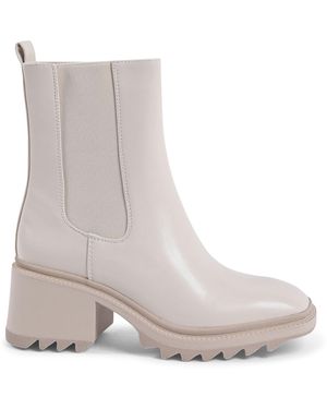 19V69 Italia by Versace Ankle Boot Leather - Grey