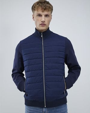River Island Jacket Funnel Hybrid - Blue