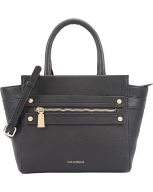 Paul Costelloe Lille Leather Multi Way Bag - Black