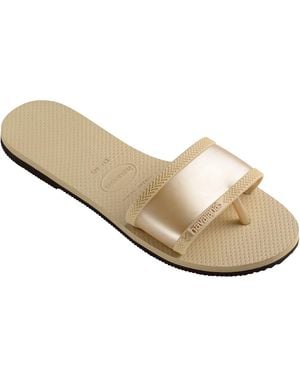 Havaianas Hav. You Angra Crocus Rose 35 36 Flip Flops - White