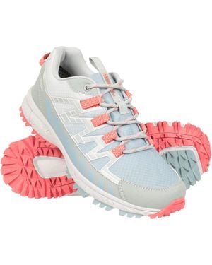 Mountain Warehouse 'Lakeside Trail' Walking Shoes Waterproof Sports Trainers - Red
