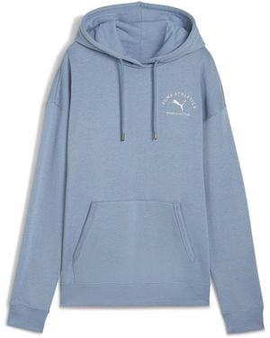 PUMA Class Relaxed Overhead Tech Fleece Hoodie - Blue
