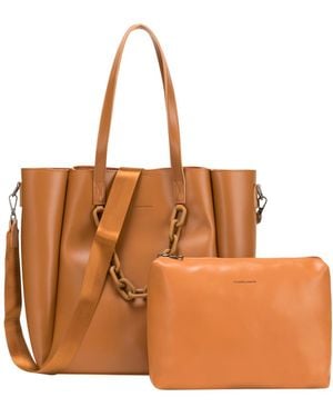 Claudia Canova Romilly Large Tote Bag - Brown