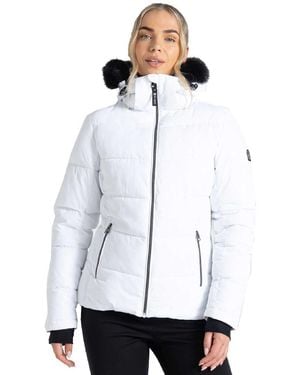 Dare 2b 's Glamorize Iv Waterproof Ski Jacket In White - Wit