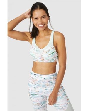 DEBENHAMS High Impact Padded Wired Bra B-E - White