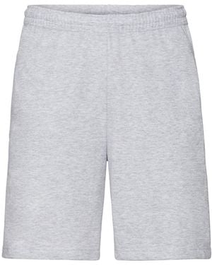 Fruit Of The Loom Iconic 195 Jersey Shorts (Heather) - Grey