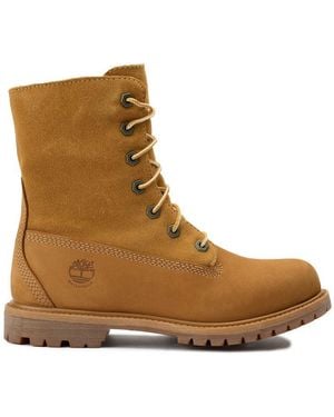 Timberland Authentic Mid Warm Waterproof Boots - Brown