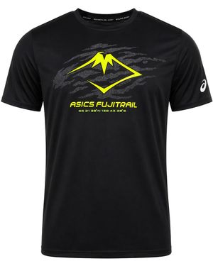 Asics Fujitrail Logo T-Shirt - Black