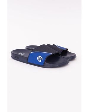 Crosshatch Ventamoore Sliders - Blue