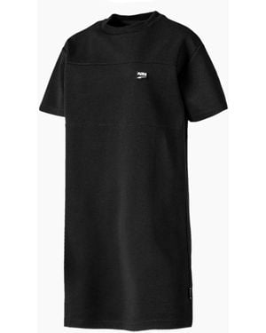PUMA Downtown T-Shirt Dress Casual Top 595693 01 - Black