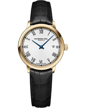 Raymond Weil Toccata Watch 5985-Pc-00359 Leather - Metallic