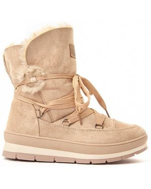 Montevita Platform Ankle Boot Bottivita56 - Natural