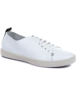 Jones Bootmaker Midwood Leather Trainers - White