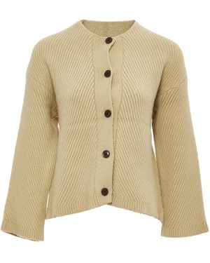 RISA Vest Donkerbeige - Naturel