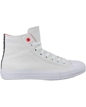 Converse Chuck Taylor All Star Ii Hi Shield Witte Plimsolls - Grijs
