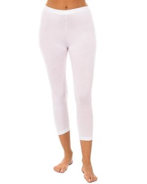 Q En 3/4 High Waist Bamboo Leggings Q804 - Pink