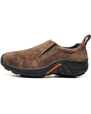 Merrell Jungle Moc Slip On Leather Shoes - Black