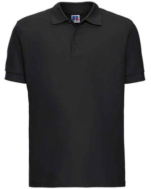 Russell Ultimate Cotton Pique Polo Shirt () - Black